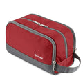 Gonex Travel Toiletry Bag Nylon, Dopp Kit Shaving Bag Toiletry Organizer Red by Gonex