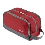 Gonex Travel Toiletry Bag Nylon, Dopp Kit Shaving Bag Toiletry Organizer Red by Gonex