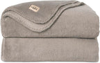 UGG Whitecap Plush Throw Blanket Fleece Lightweight Soft Throw by UGG