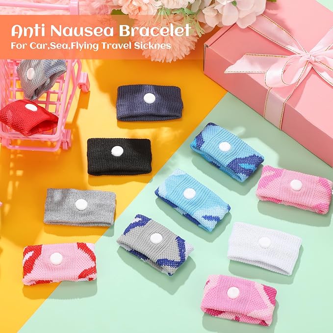 Zhanmai 12 Pairs Motion Sickness Bands - Image 4