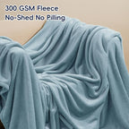 PHF Ultra Soft Fleece Blanket Twin Size, No Shed No Pilling Luxury Plush Cozy - Image 3