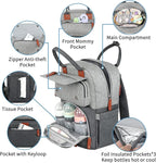 Diaper Bag Backpack, Baby Bag for Boys Girls, Large Diaper Backpack Travel - Image 3