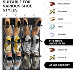 Simple Houseware 24 Pockets Large Clear Pockets Over The Door Hanging Shoe - Image 3