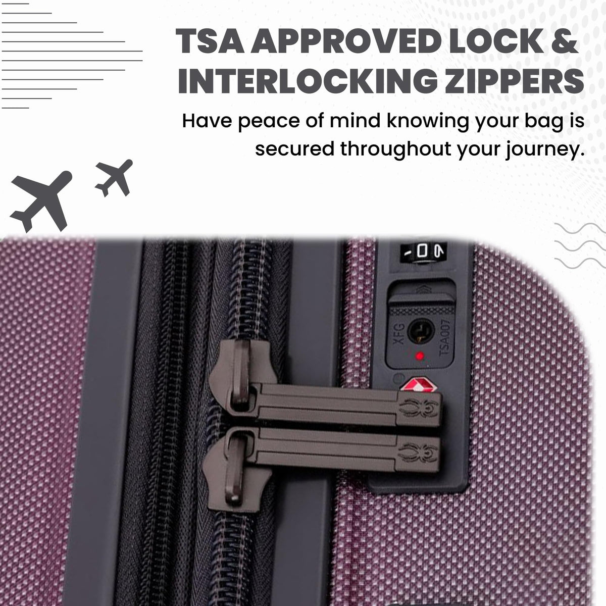 Rails 25 Inch Expandable Hardside Checked Suitcase with 360° Spinner Wheels (Burgundy / Medium Checked)