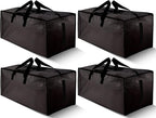 4 Pack Large Strong Moving Bags by HOMESURE