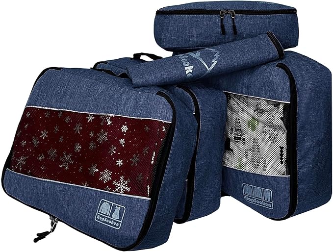 5 Set Packing Cubes for Travel Large Suitcase Luggage Organizer Bags Travel - Image 2