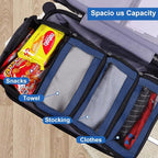 Suitcase Organizer, Travel Luggage Organizer Portable Hanging Travel Shelves - Image 2