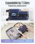 LIGHT FLIGHT Carry On Luggage 22x14x9 Airline Approved, Durable Hard Shell - Image 7