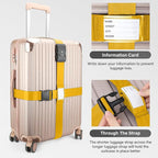 Luggage Straps, 2 Pack Adjustable Heavy Duty Cross Suitcase Straps - Image 4