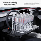YONZEE 2-in-1 Car Steering Wheel Desk Tray & Car Seat Gap Filler Organizer – - Image 8