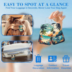 Tropical Beach at Sunset Luggage Tags - Image 6