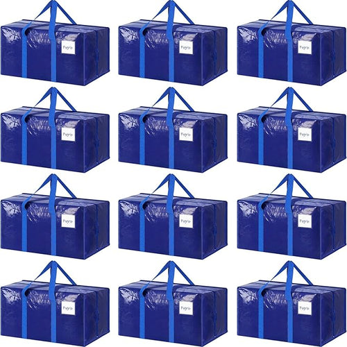 12 Pack Extra Heavy Duty Large Moving Bags by Fygrip