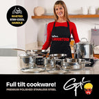 Guy Fieri's Flavortown 10-Piece Stainless Steel Cookware Set - Image 5