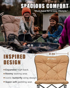 KingCamp Butterfly Chair Oversized XL Saucer Chair - Image 3