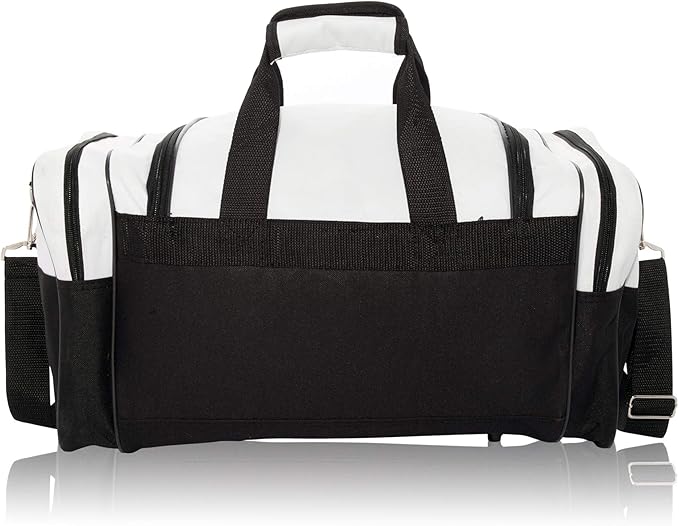 DALIX 17" Blank Duffle Bag Duffel Bag Travel Size Sports Durable Gym Bag - Image 4