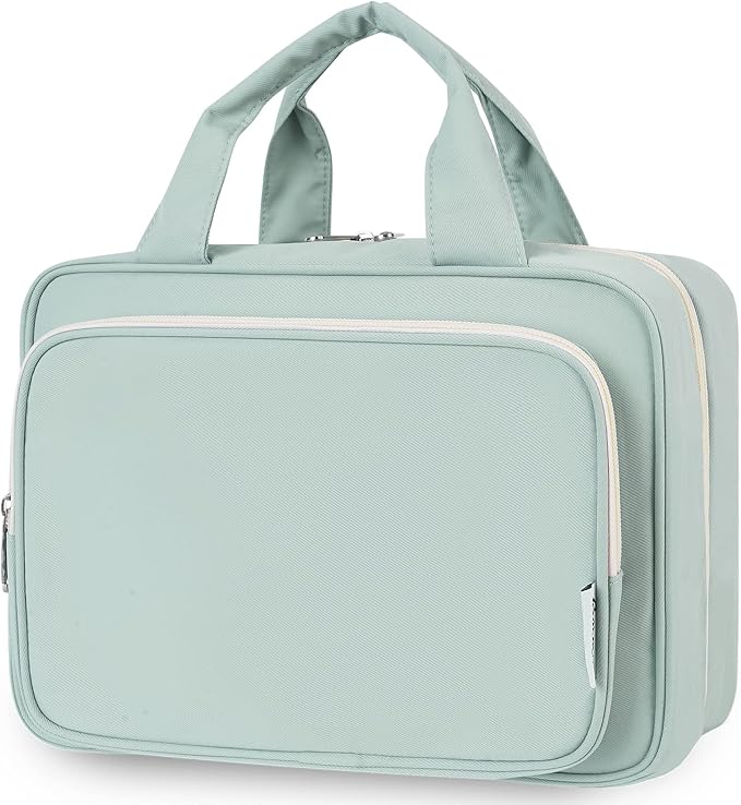 Travel Toiletry Bag for Women Large Hanging Makeup Bag Organizer Toiletries Bag by Narwey