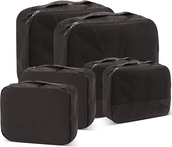 DoubleTrip Packing Cubes for Suitcases Carry on Luggage Organizer 6 Set Travel by DoubleTrip
