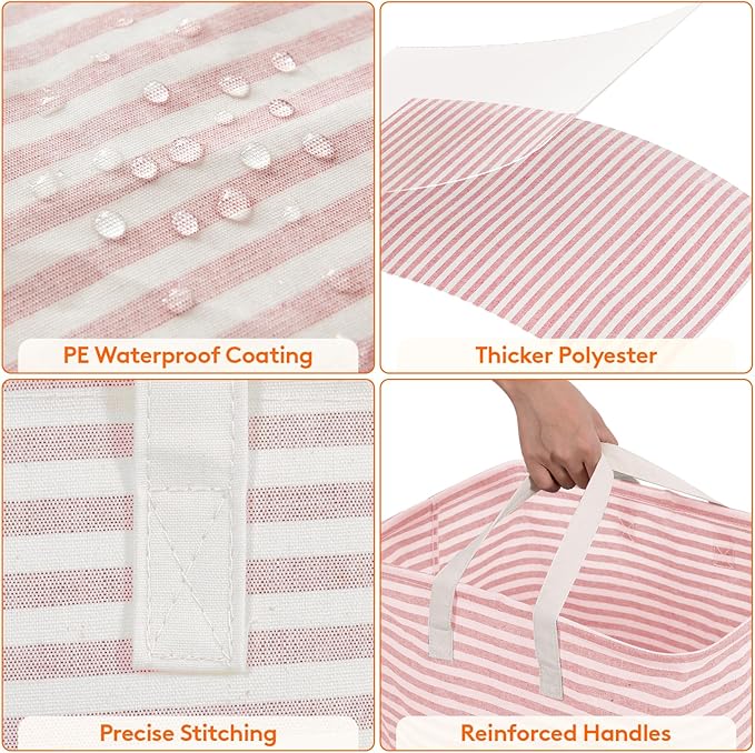 Lifewit 2 Pack Laundry Hamper Large Collapsible Laundry Basket, Freestanding - Image 5