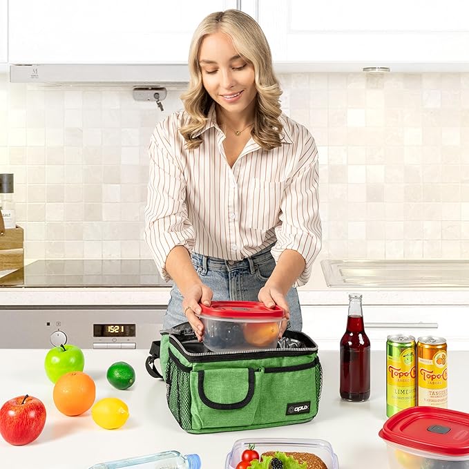 opux Lunch Box for Men, Adult Lunch Box Cooler, Insulated Lunch Bag Women - Image 4
