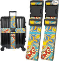 Totem Flowers Luggage Straps for Suitcases, Adjustable Luggage Travel Belt to by Unknown