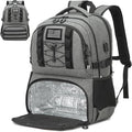 Laptop Lunch Backpack for Men - 40L Large Capacity Work Backpack by BISKLNDN