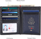 Polare Luxury RFID Blocking Leather Passport Holder Travel Wallet - Image 4