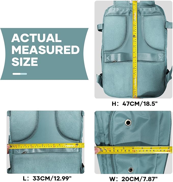 coowoz Large Travel Backpack For Women Men, Carry On Rucksack Flight Approved - Image 9