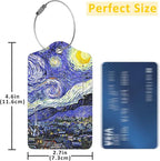 2 Pack The Starry Night Luggage Tags - Image 2