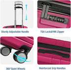 KYME Carry On Luggage 22x14x9 Airline Approved - Image 4
