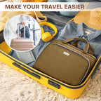 Toiletry Bag for Women with Jewelry Organizer Compartment, Travel Makeup - Image 7