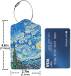 Starry Night Luggage Tag Personalized Luggage Tags - Image 4