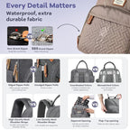 RUVALINO Diaper Bag Backpack, Large Capacity, Waterproof - Image 6