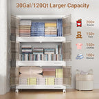 BROVIEW 480Qt Stackable Storage Bins - Image 3