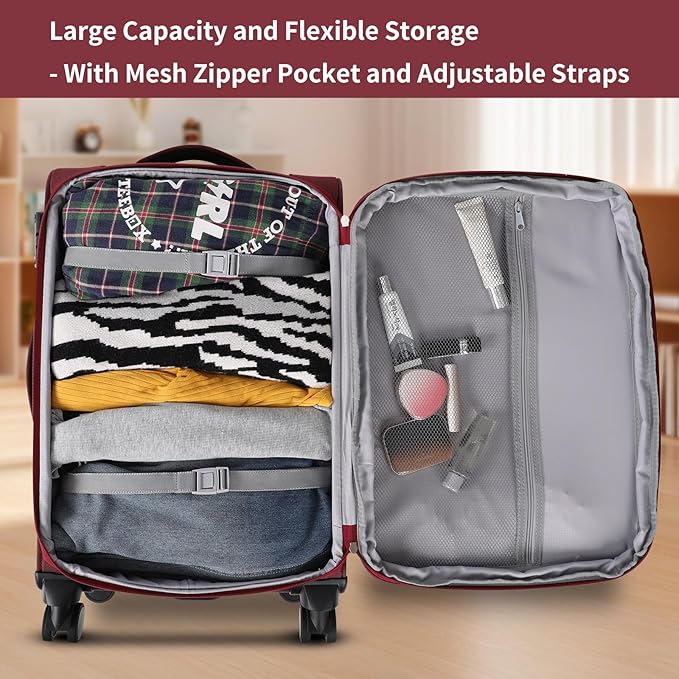 3-Piece Softside Expandable Luggage Set - Image 5
