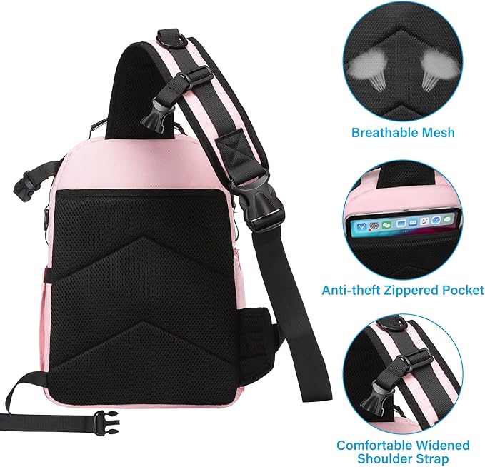 MOSISO Camera Sling Bag, DSLR/SLR/Mirrorless Camera Case Crossbody Photography - Image 7