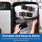 2 Pack Luggage Straps for Suitcases, Adjustable Travel Belt - Image 6