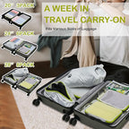 Cipway Compression Packing Cubes Mesh, Lightweight Luggage Organizer Bags - Image 7