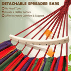 Chihee Cotton Hammock Large Soft Breathable Camping Hammock Holds Up to 660lbs - Image 3