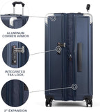 Travelpro Platinum Elite Hardside Expandable Checked Luggage, 8 Wheel Spinner - Image 4