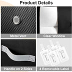 Comforter Storage Bag - 130L Large Capacity Blanket Storage Bags 3-Layer Ultra - Image 6