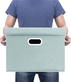 TYEERS Large Storage Bins with Lids, Collapsible, Fabric Storage Boxes - Image 6