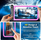 Temdan 2 Pcs Waterproof Phone Pouch, Universal IPX8 Waterproof Cell Phone Case - Image 4