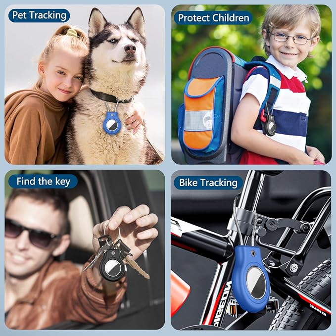 Waterproof Airtag Holder, 4 Pack Airtag Case - Image 6