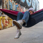 Grand Trunk Double Deluxe Parachute Nylon Hammock - 500lb Capacity Camping - Image 4