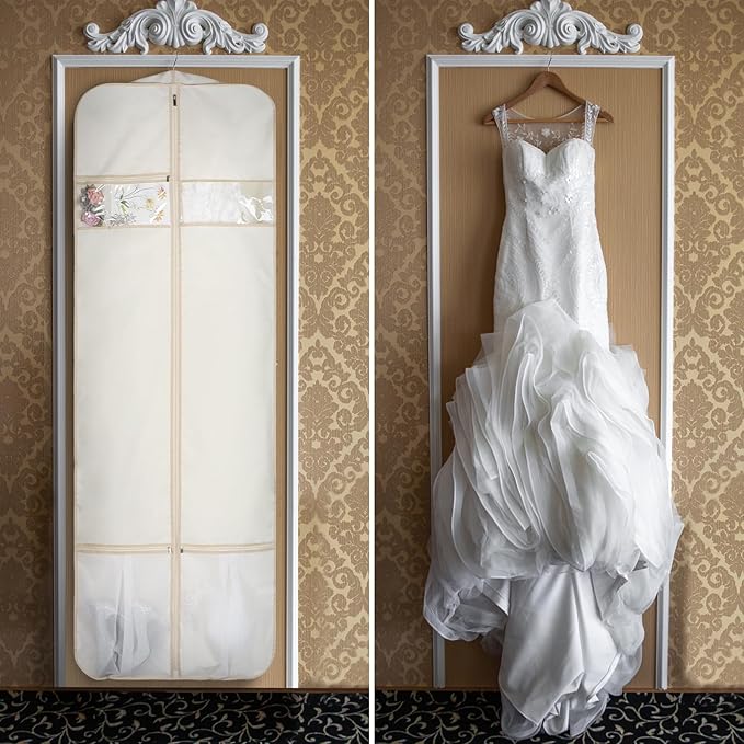 Zilink Wedding Dress Bag Long Garment Bag 72" Dress Bag - Image 6