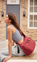 ODODOS 20L Crossbody Tote Bag Large Capacity Lightweight Hobo Shoulder Sling - Image 2