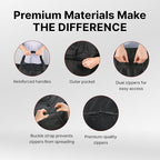 Plago Professional Quality Nylon Extra Large Duffel Bag, Lightweight Foldable - Image 5