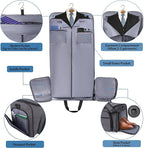 Garment Duffle Bags for Travel, YKK Zippers Carry On Convertible Suit Bag - Image 3