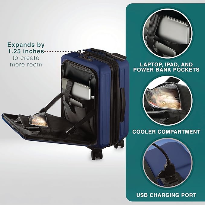 Luggage Sets 3 Piece, 22 Inch Carry on Luggage and 24 Inch Suitcases - Image 4