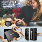 Airtag Wallet for Men, with Money Clip 10 Cards Metal Case Smart Slim Pop Up - Image 7